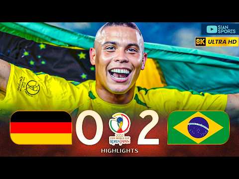 RONALDO THE PHENOM WHO SILENCED OLIVER KAHN AND ENCHANTED EVERYONE AT THE WORLD CUP FINAL IN 2OO2 !