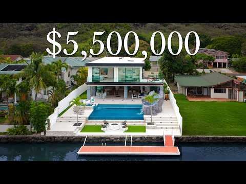 Touring a $5,500,000 Brand New Home in Oahu