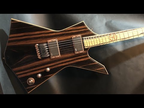 Custom Guitar Build - The Minotaur - Ebony Top