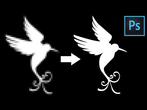 Photoshop Tutorial | How to Convert Raster Image to Vector Image in Photoshop