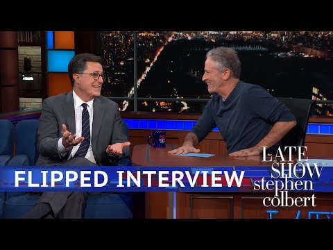 Jon Stewart's Flipped Interview With Stephen Colbert