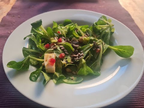Granatapfel Feta Salat / ein besonderer Salat für Festtage