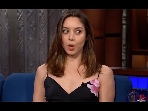 more of aubrey plaza being weird and awkward...