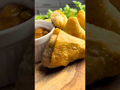 Day 6: Crispy Beef Samosas with Sweet Mango Chutney