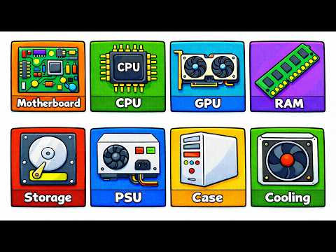 Every Computer Component Explained In 13 Minutes!