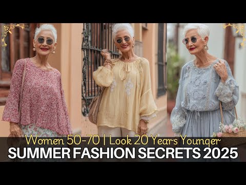 ๐ Summer Fashion Secrets for Women 50-70 | Look 20 Years Younger in 2025! ๐