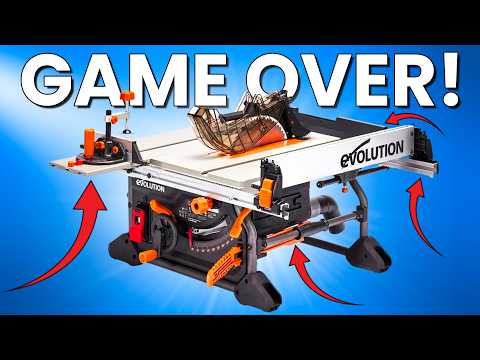 Incredible NEW Woodworking Tool for SMALL SHOPS (genius table saw)