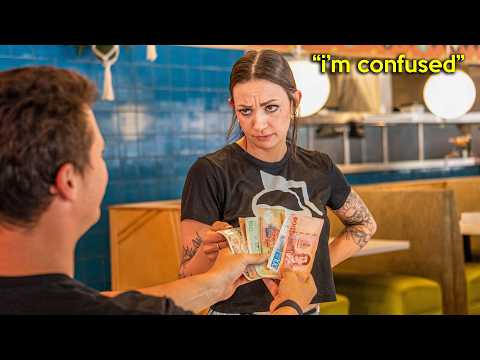 Trying To Pay Using Foreign Currency, Then Tipping $500!!