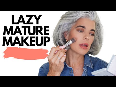 Simple Makeup for the Lazy Mature Woman | Nikol Johnson #maturemakeup