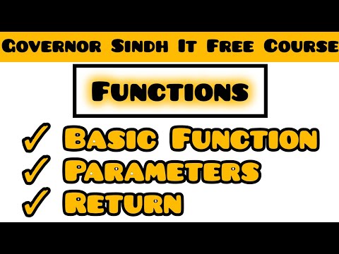 Functions in Typescript | Function Arguments | Return | Parameters | AI | Governor's IT Initiative
