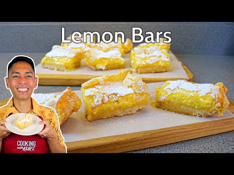 Mary Grace Lemon Bars: Moist Lemony Bites on Buttery Shortbread Crust | Cooking with Kurt