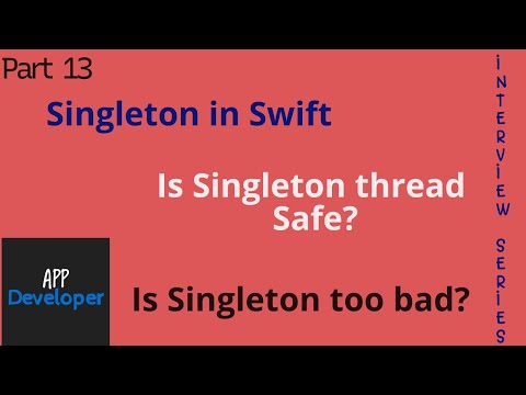 Singleton in iOS || Thread Safe || Pros vs Cons Singleton || iOS Interview Question