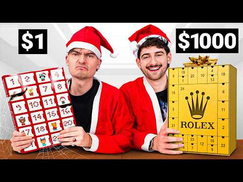 We Tested $1 vs $1000 Advent Calendars!