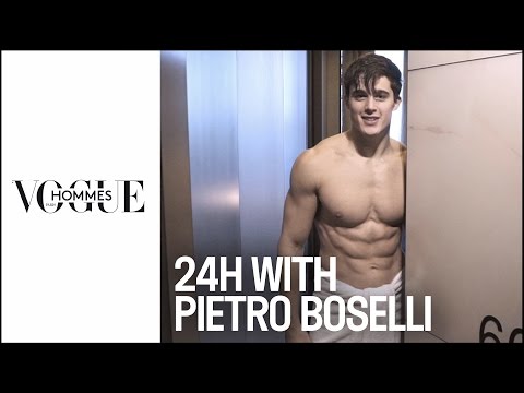 Pietro Boselli: 24 hours with the world's sexiest teacher and model at Fashion week | Vogue Hommes