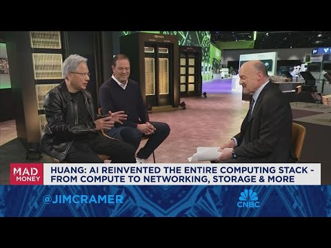 Cisco CEO Chuck Robbins and Nvidia CEO Jensen Huang sit down with Jim Cramer