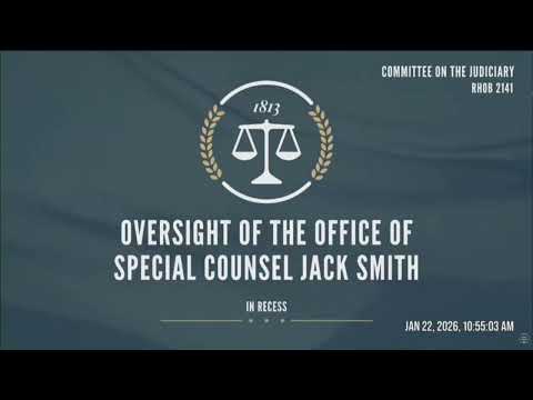 LIVE: Former Special Counsel Jack Smith testifies before members of Congress