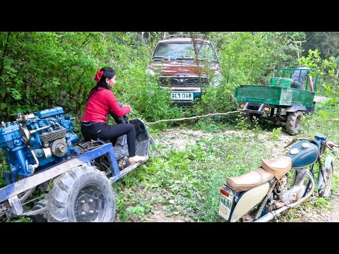 Whispering Skill of a Highland Girl: Repair and Revives a Broken 3-Wheeler from Scrap to Beauty