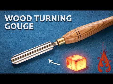 Blacksmithing - Forging a Wood Turning Gouge