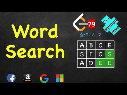 Word Search | LeetCode 79 | C++, Java, Python3