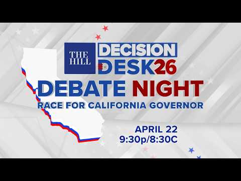 Race for California Governor - Debate Night