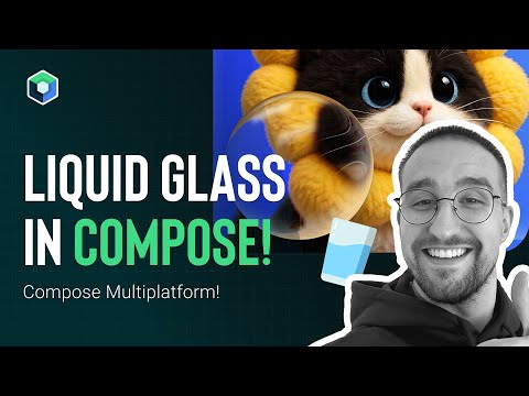 Liquid Glass effect is now available in Compose Multiplatform! 💦