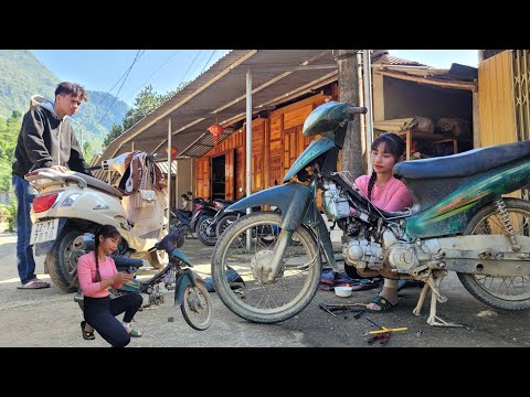 Ly Ly Mechanical: Cleaning and restoring old motorbikes, repairing at home.