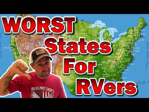 The Absolute Worst States To RV In