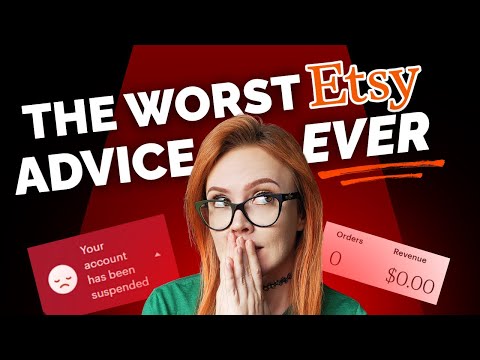 Literally the WORST Etsy advice on the planet
