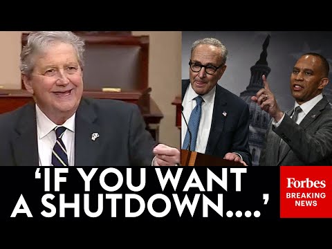 BREAKING NEWS: John Kennedy Issues Blistering Warning To Democrats With Hours To Go Until Shutdown