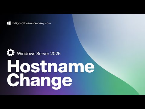 How to Change Hostname and Configure Static IP on Windows Server | How to Change Pc Computer Name