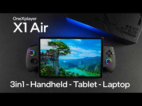 This Powerful Handheld Is Also a Laptop!? OneXPlayer X1 Air Hands-On