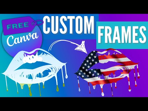 Create your own FREE custom Canva frames! [Seriously SO easy to do!]