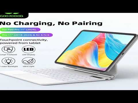 Why Everyone’s Talking About This Product! Smart Pogo Pin Keyboard case for iPad Air 11 2025 M3 fo