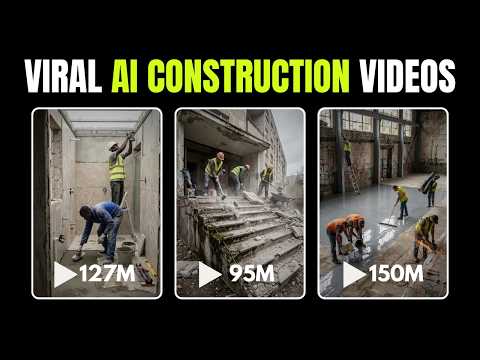 Make VIRAL Time Lapse Construction Videos Using VEO 3 | Step-by-Step WORKFLOW