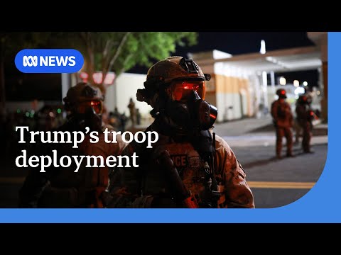 Trump clashes with Democratic-led states over National Guard deployments | ABC NEWS