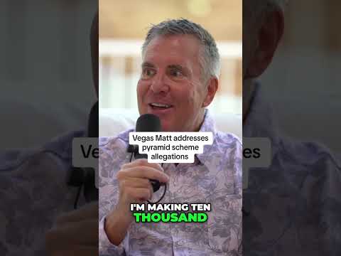 Vegas Matt Addresses Pyramid Scheme Allegations