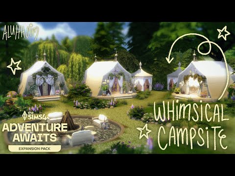 sleep as i build a "wellness retreat" (its a cult)🌙🍷🎪 the sims 4 : long play w/commentary