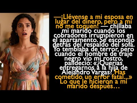 —¡Llévense a mi esposa en lugar del dinero, pero a mí no me toquen! — dijo mi marido