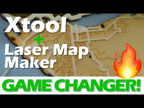 How to use Laser Map Maker inside of xTool!