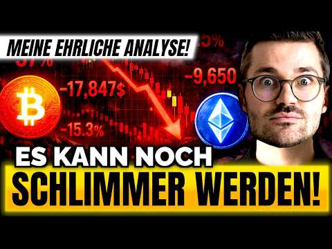 Dringendes CRASH Update: Bis HIER fällt Bitcoin & meine ehrliche PROGNOSE!!