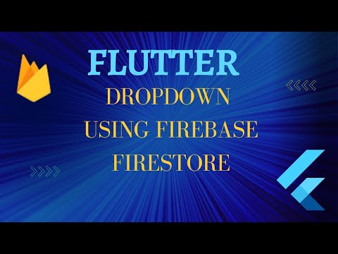 How to create a Dropdown in Flutter from Firebase ? | Firebase Firestore Data | Dropdownbutton