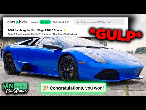 I accidentally bought a Lamborghini... (for a record price)