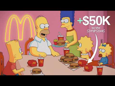 How Many Products Has The Simpsons Advertised?