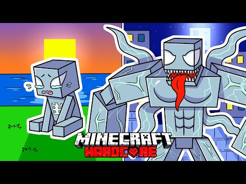 I Survived 200 DAYS as VENOM in HARDCORE Minecraft!