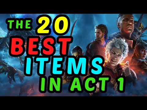 The 20 BEST ITEMS in Act 1 - Baldur's Gate 3 Honour Mode Guide