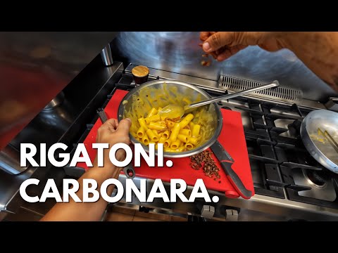 Better Than Spaghetti? Rigatoni Carbonara in 10 Minutes