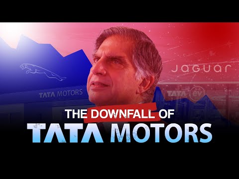 Why is TATA MOTORS falling Down.. And why it's under 8 PE .. Explained!