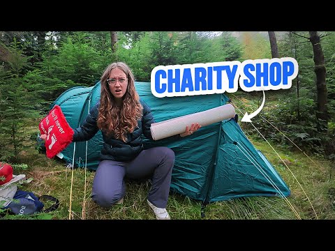 Charity Shop Camping Challenge