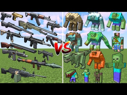 What TaCZ Gun can Defeat the Most Minecraft Zombies in a Row?