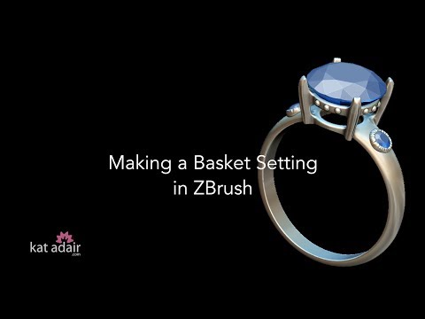 ZBrush Jewelry Basics: Basket Setting Tutorial in ZBrush